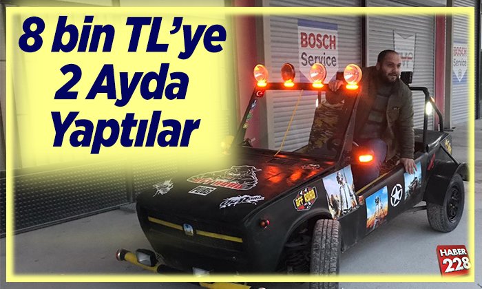 8 bin TL harcayıp iki ayda yaptılar