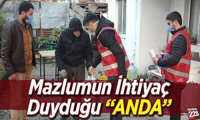 Mazlumun İhtiyaç Duyduğu ANDA