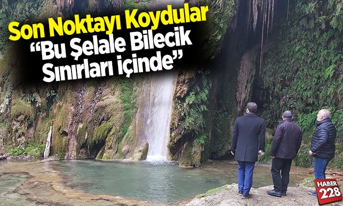 Son noktayı koydular Bu şelale Bilecik sınırları içinde