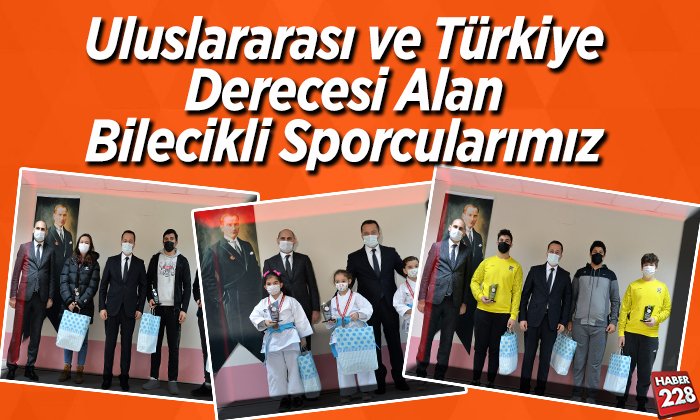 Uluslararası ve Türkiye derecesi alan sporcularımız
