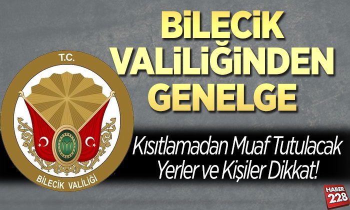 valilik genelge