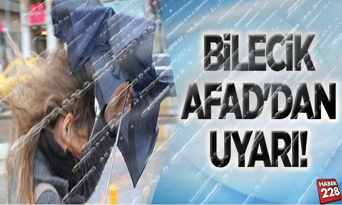 Bilecik AFADdan Uyarı