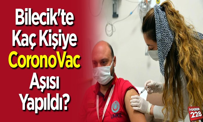 Bilecikte Kaç Kişiye CoronoVac Aşısı Yapıldı