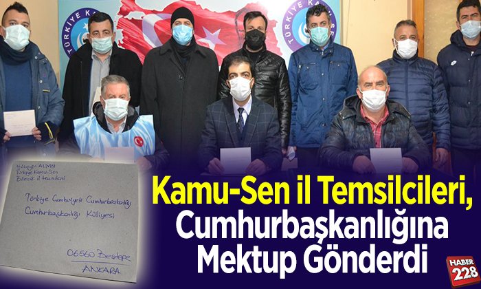 KamuSen il temsilcileri Cumhurbaşkanlığına mektup gönderdi