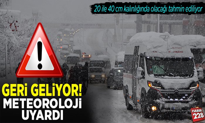 Meteorolojiden Bilecik İçin Kar Yağışı Uyarısı