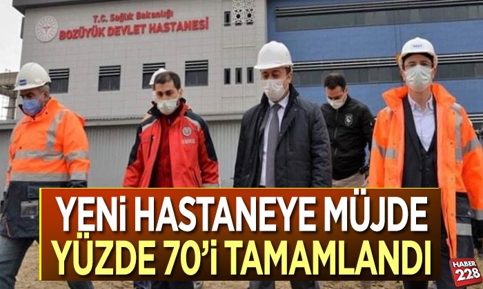 YENİ HASTANEYE MÜJDE YÜZDE 70İ TAMAMLANDI