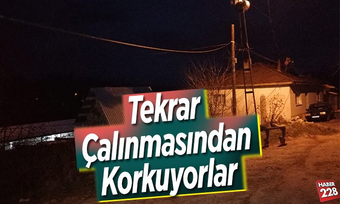 tekrar çalınmasından korkuyorlar