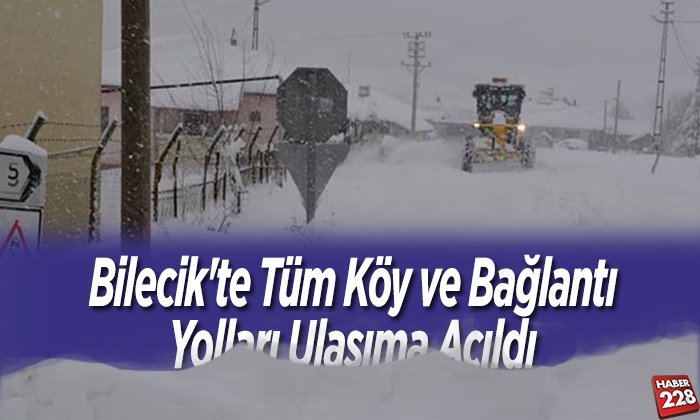 tüm yollar açıldı