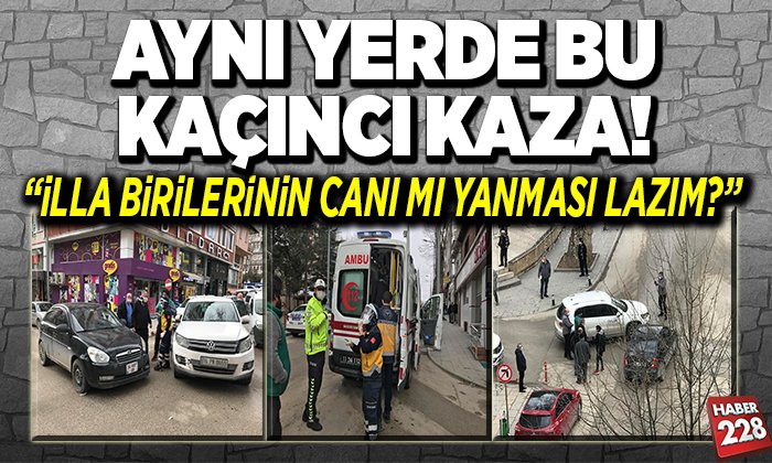 Aynı yerde kaçıncı kaza