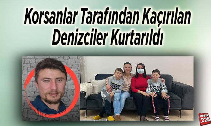 korsanlar tarafından kaçırılan denizci kurtarıldı