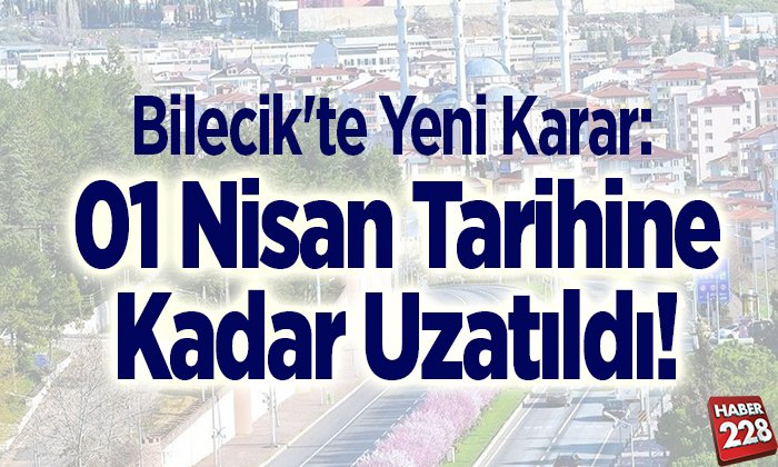 yeni karar alındı