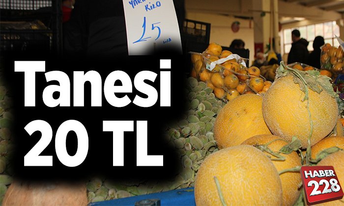 Kavunun tanesi 20 TL