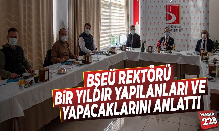 REKTÖR HOCA BİRYILDIR YAPILANLARI VE YAPACAKLARINI ANLATTI