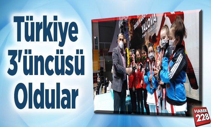 Türkiye 3üncüsü oldular