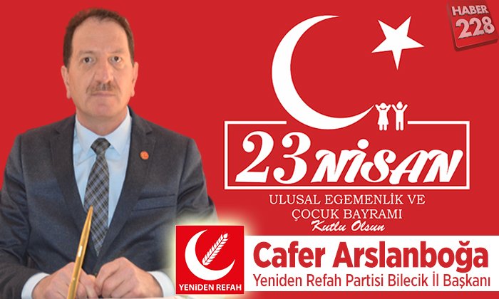 cafer arslanboğa 23 nisan mesajı