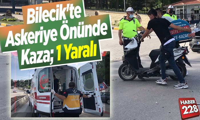 Askeriye Önünde Kaza 1 Yaralı