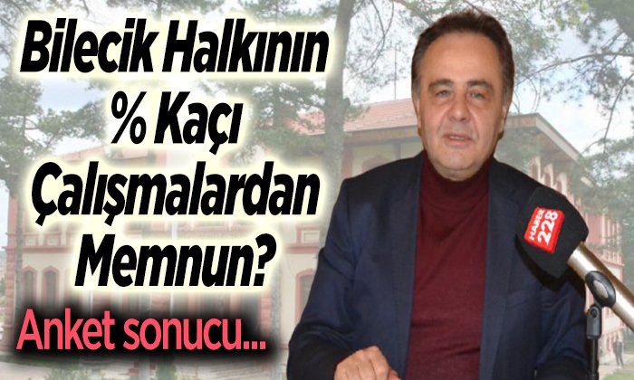 Bilecik halkının yüzde kaçı çalışmalardan memnun