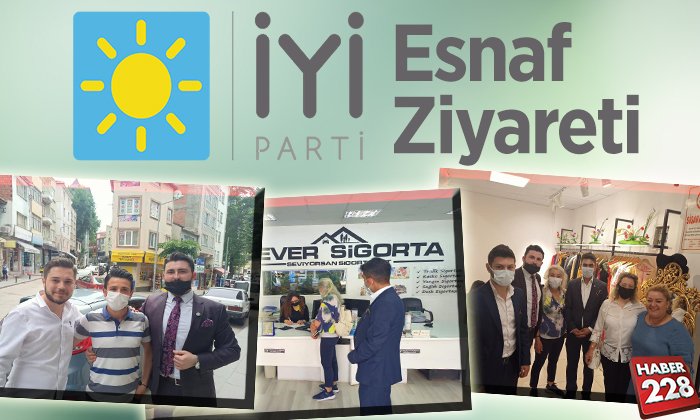 İyi Partiden esnaf ziyareti