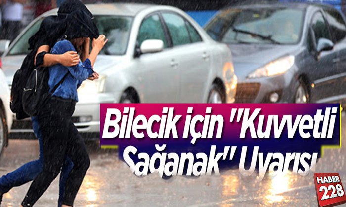 Meteorolojiden sağanak yağış uyarısı