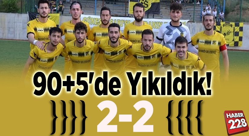 90 artı 5 te yıkıldık