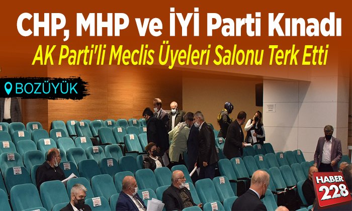 AK Partili Meclis Üyeleri Salonu Terk Etti