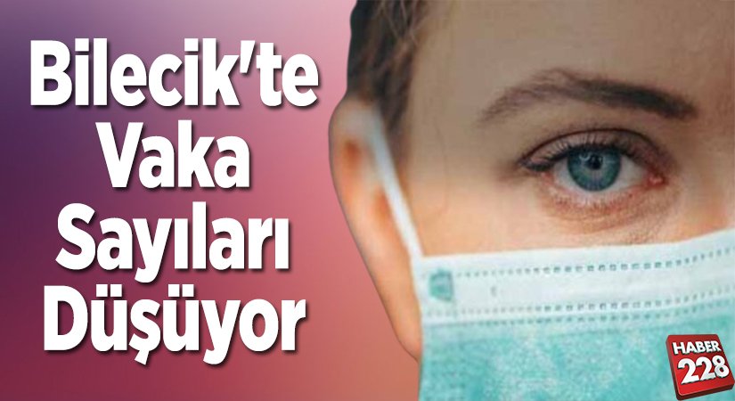 Bilecikte vaka sayıları düşüyor
