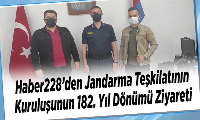 Haber228den Jandarma Teşkilatnın Kuruluşunun 182 yıl dönümü Ziyareti