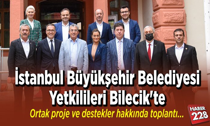 İstanbul Büyükşehir Belediyesi Yetkilileri Bilecikte