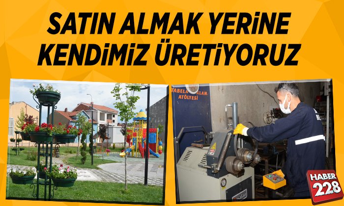 SATIN ALMAK YERİNE KENDİMİZ ÜRETİYORUZ | Bilecik Haber