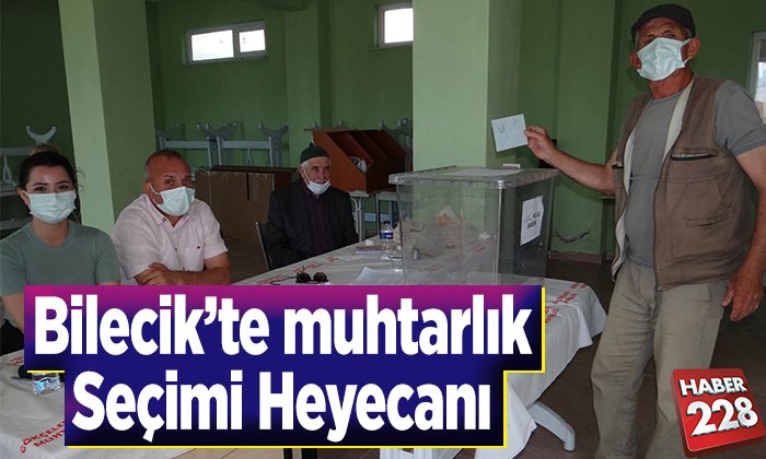 muhtarlık seçimi heyecanı yaşandı
