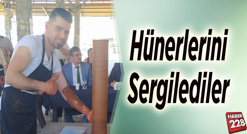 Hünerlerini sergiledi