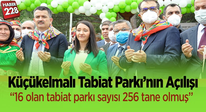Küçükelmalı Tabiat Parkının açılışı