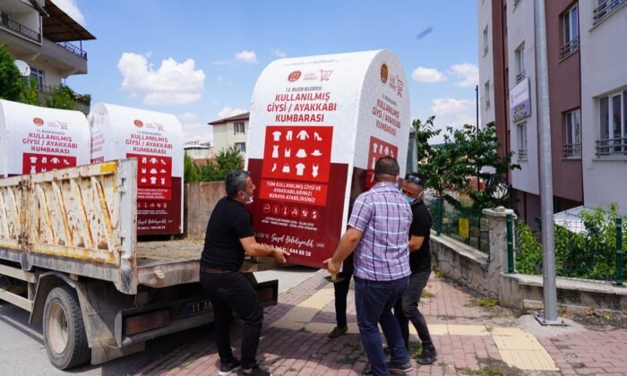KULLANILMIŞ GİYSİ VE AYAKKABI KUMBARALARI