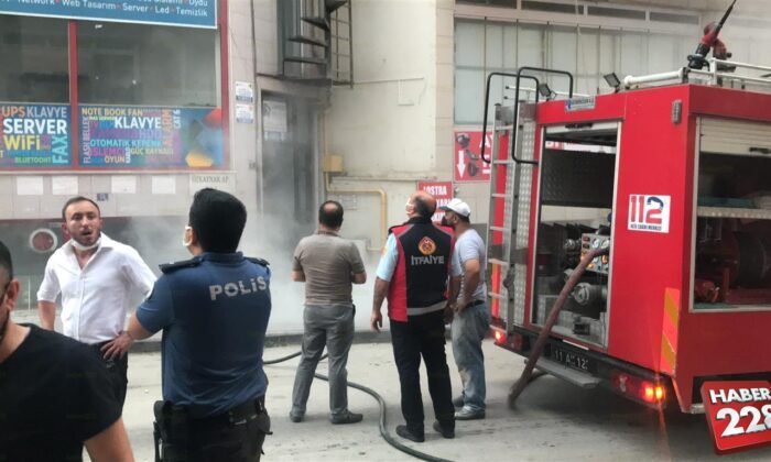 yangında 1 kişi yaralandı (8)