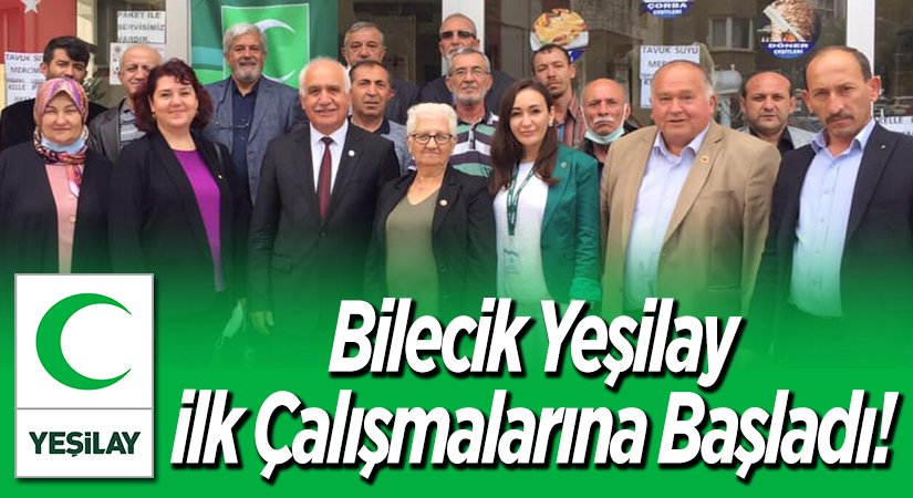 Bilecik Yeşilay İlk Çalışmalarına Başladı