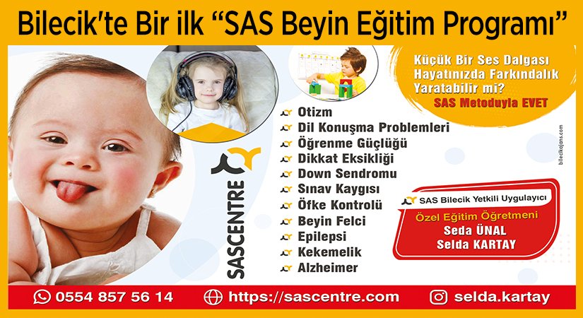 Bilecikte ilk sas eğitim programı