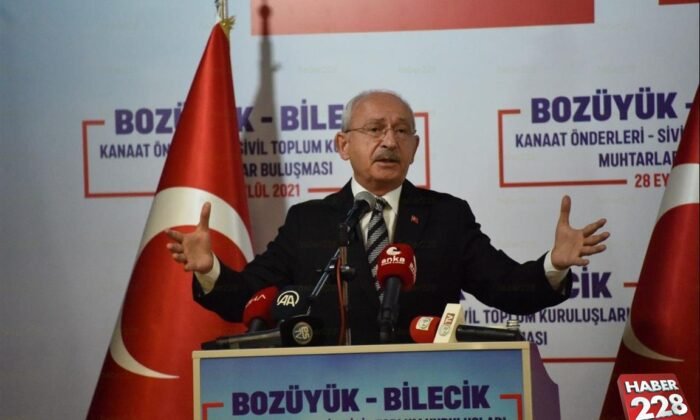 CHP lideri Kılıçdaroğlu, Bilecik'ten Seslendi