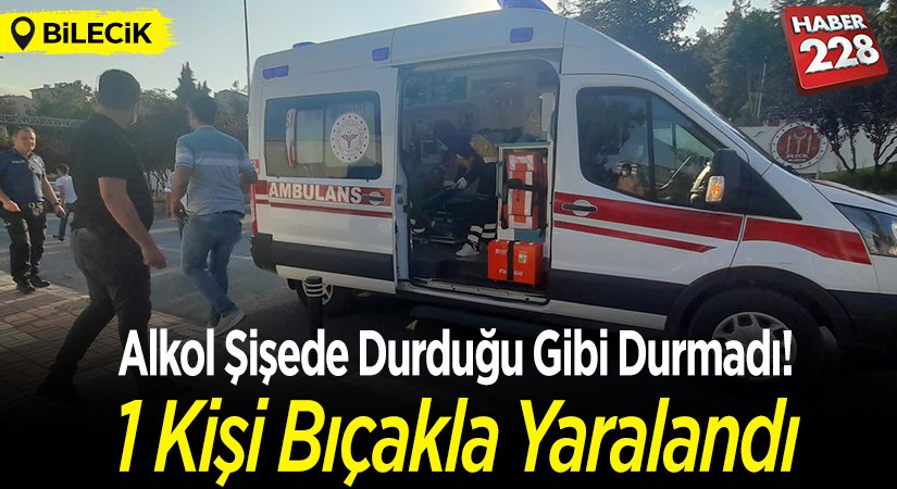 alkol şişede durduğu gibi durmadı