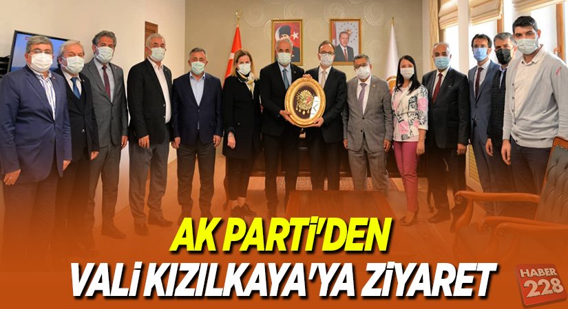 AK PARTİDEN VALİ KIZILKAYAYA ZİYARET