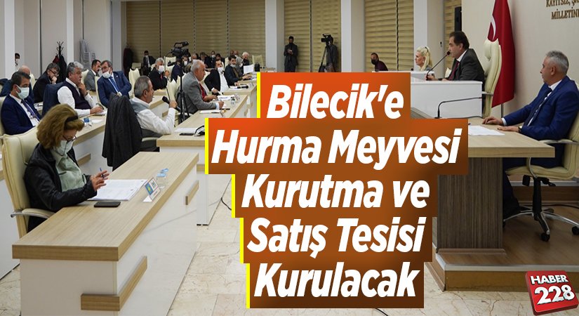 hurma meyvesi kurutma ve satış tesisi kurulacak