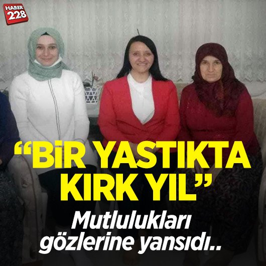 bir yastıkta 40 yıl