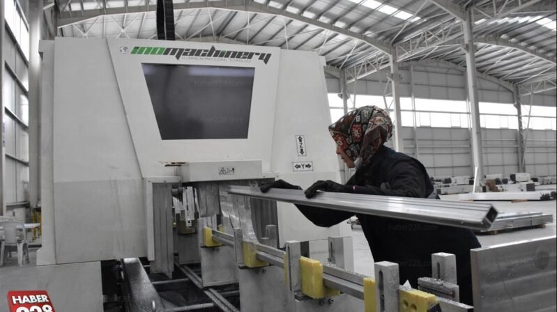 Bilecik'te üretilen binlerce alüminyum ürün Avrupa'ya satılıyor
