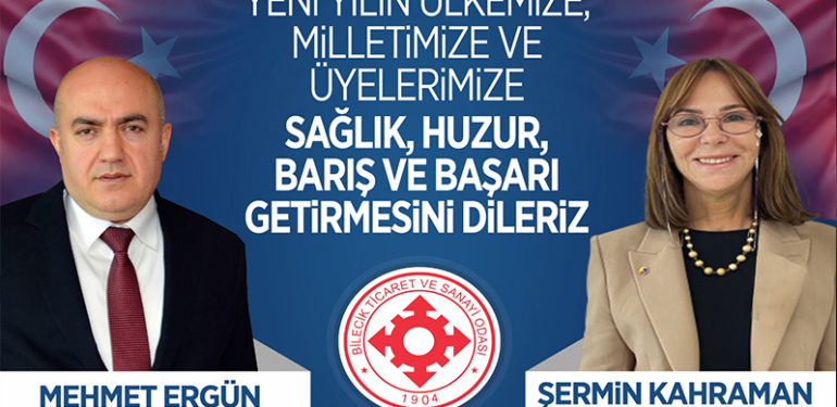 Başkan Ergün ve Başkan Kahraman’ın yeni yıl kutlama mesajı