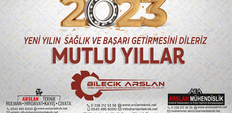 Arslan Teknik Yeni Yıl Kutlama Mesajı