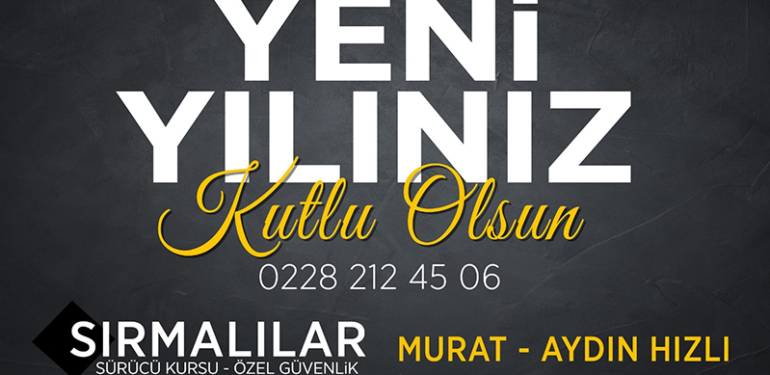 Sırmalılar Yeni Yıl Kutlama Mesajı