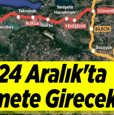 2024 Aralık'ta Hizmete Girecek