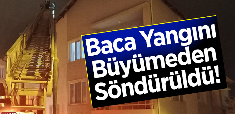 Baca Yangını Büyümeden Söndürüldü!