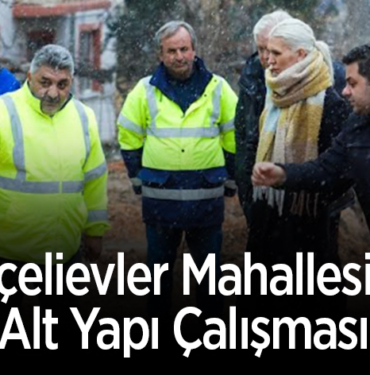 Bahçelievler Mahallesinde alt yapı çalışması