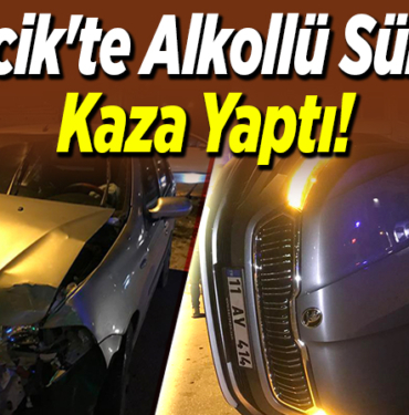 Bilecik'te Alkollü Sürücü Kaza Yaptı!