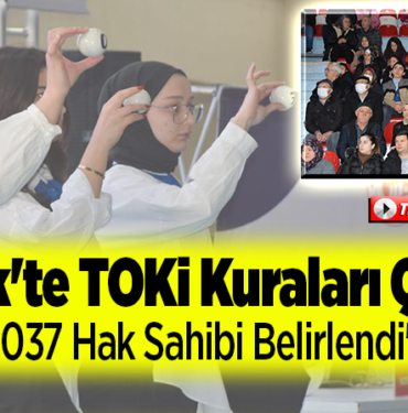 Bilecik'te TOKİ Kuraları Çekildi